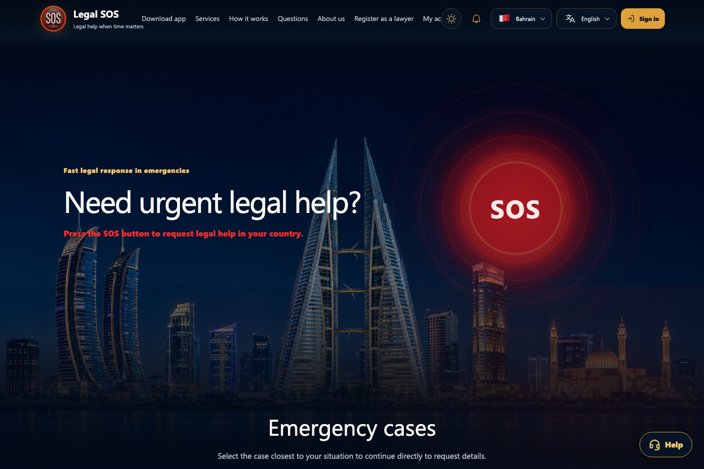 LegalSOS Website